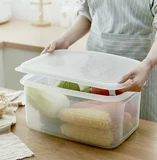 Пластиковый контейнер для хранения, прямоугольная коробка для хранения для фруктов и овощей