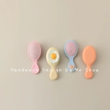 Брендовый маленький милый детский кушон, мультяшный массажер, портативная подушка безопасности, расческа, с медвежатами