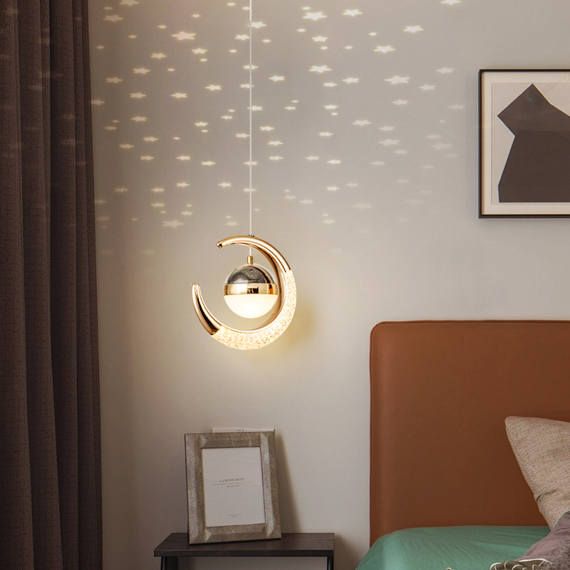 New Xingyue Bedroom Bedside Atmosphere Small Chandelier Corridor Aisle Master Bedroom Internet Celebrity High-End Long Chandelier New Xingyue Bedroom Bedside Atmosphere Small Chandelier Corridor Aisle Master Bedroom Internet Celebrity High-End Long Chandelier