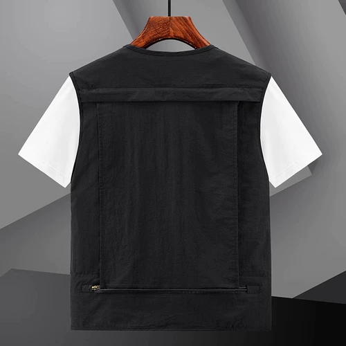 Красная униформа медсестры, мужской летний тонкий дорожный тактический альпинистский жилет