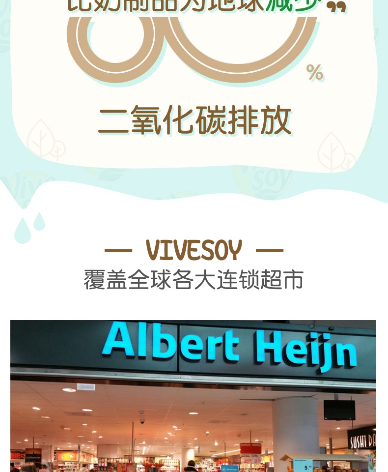 西班牙进口 Vivesoy 无糖低卡 杏仁植物奶 1L 图16