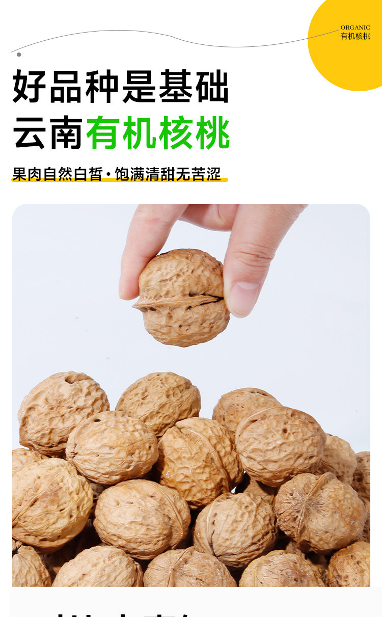 安享好物 安享S级核桃-栗滋羹云南 有机核桃 国标 
