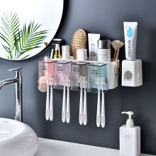牙刷置物架刷牙杯漱口杯网红卫生间免打孔