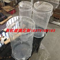 Plexiglass acrylic Markov bottle soil column vertical flow secondary sink sand filter AAO system
