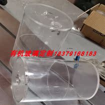 Transparent acrylic bucket plexiglass bottom bucket professional custom