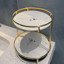 Toilet rack bathroom desktop storage box cosmetics artifact pool basin wash table toilet light luxury