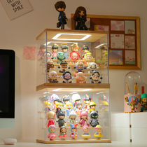 Blind box storage display stand bubble Mart popmart hand box acrylic Lego doll dust cabinet