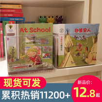 Desk storage rack book box finishing artifact picture book RAZ graded reading material Oxford tree transparent a4 students