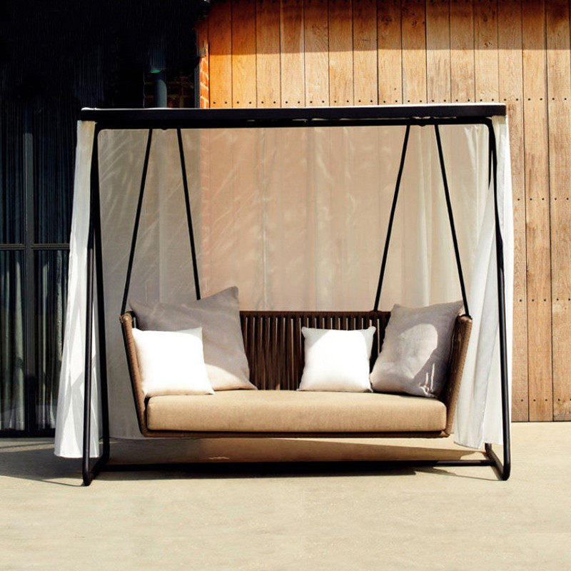 Hanging chair swing indoor adult hanging basket rattan chair Nordic balcony rocking chair single courtyard outdoor swing weaving rattan hanging chair