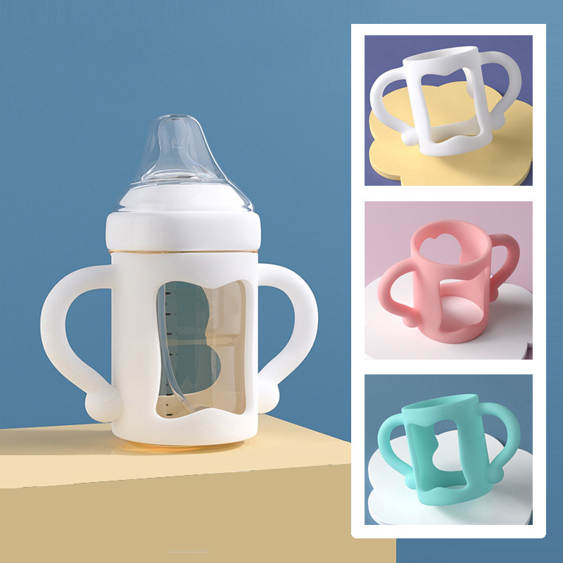 Suitable for hegen bottle handles Bessant beta wide bore accessories NUK new Avent silicone handle handle