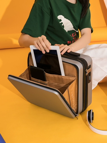 Портативный чемодан для путешествий, маленькая коробка, маленький ящик для хранения подходит для мужчин и женщин, 16 дюймов