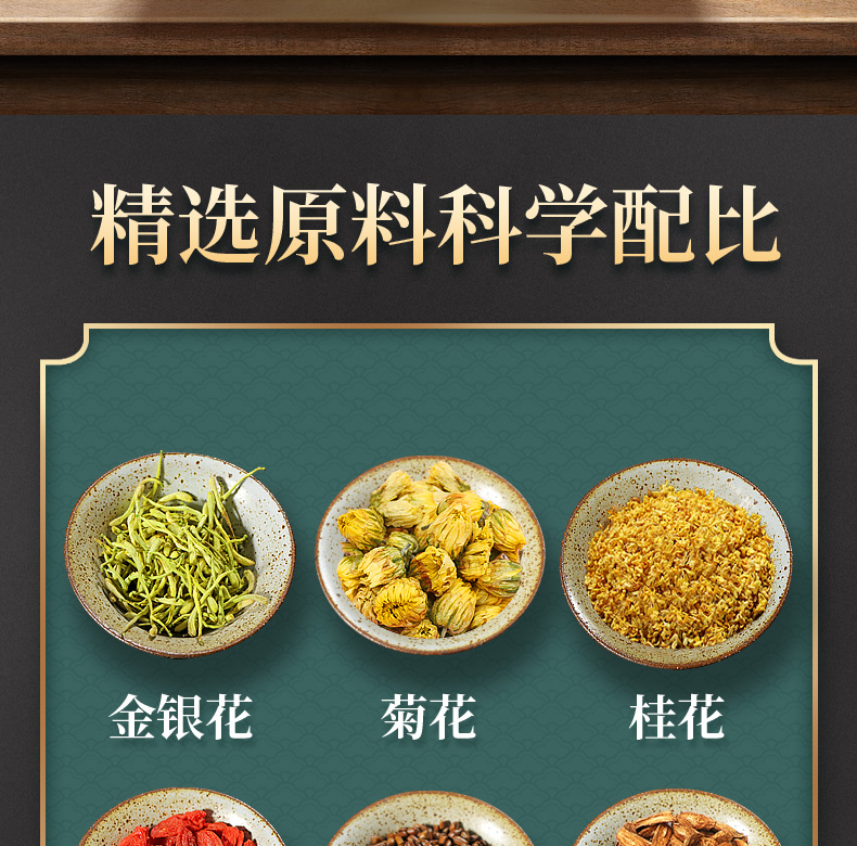 清宗堂  菊花枸杞决明子茶 熬夜茶 30包 图3