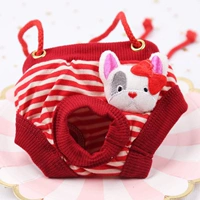 Физиологические брюки-темно-красная полоса