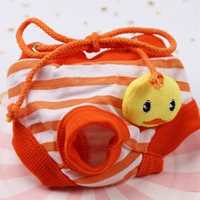 Физиологические брюки-желтая утка оранжевая белая полоса-J34-G