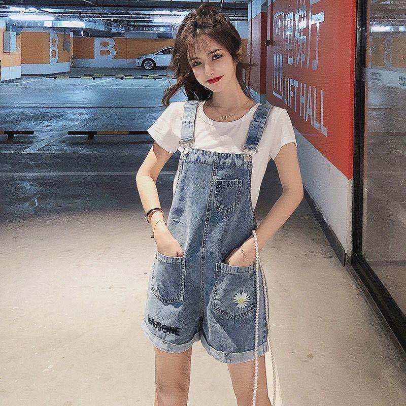 summer denim jumpsuit