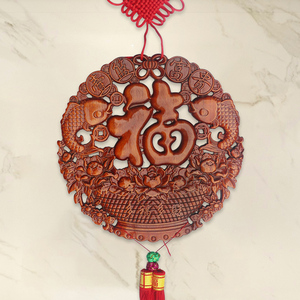 9.9秒杀！东阳香樟木雕挂件