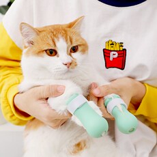 Антицарапки 猫咪脚套防抓伤洗猫鞋宠物猫猫洗澡用品剪指甲套防猫爪子挠鞋手t