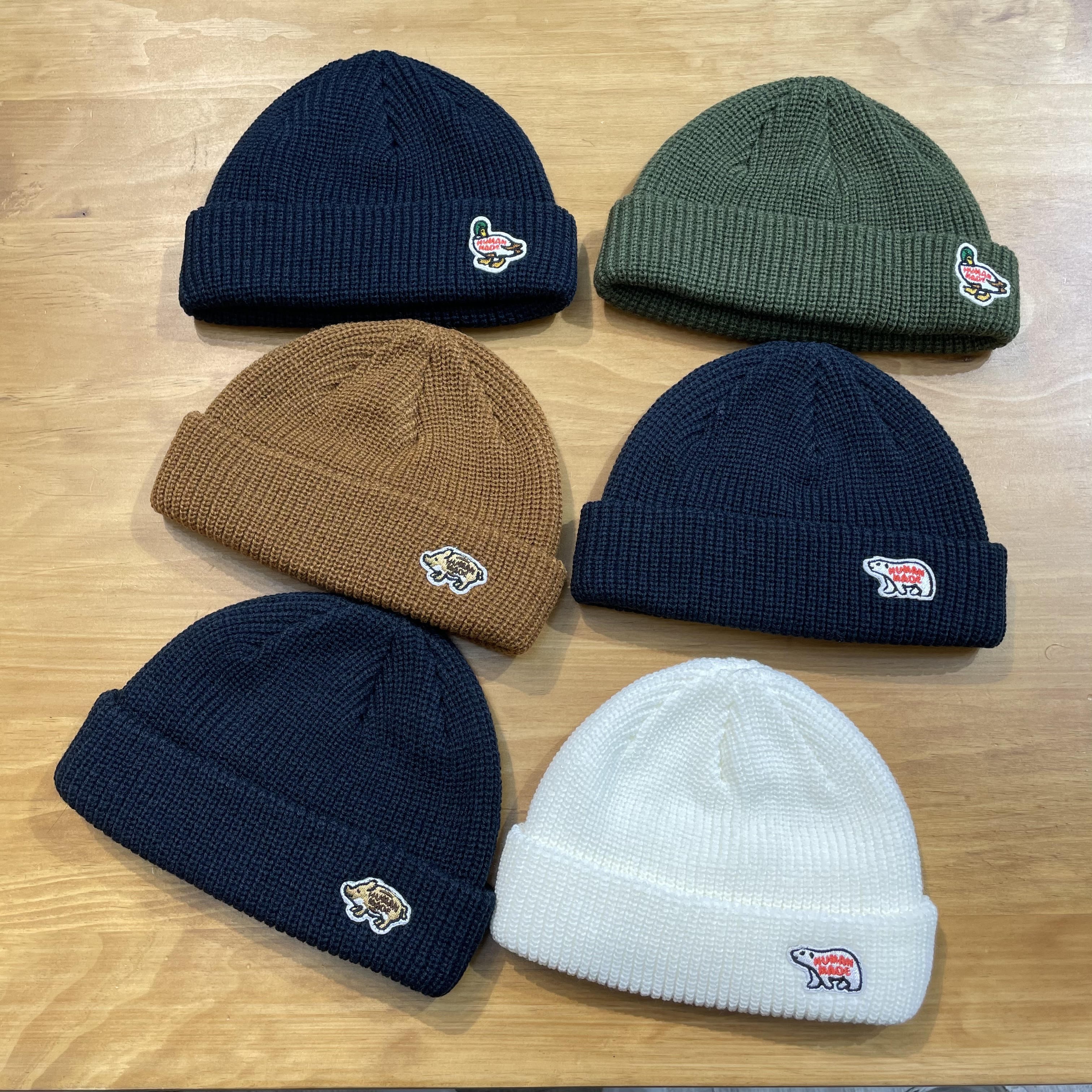 HUMAN MADE Autumn New Knitted Duck Piggy Polar Bear Couple Cold Hat Sweater Hat - Taobao