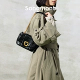 Маленькая акриловая кожаная сумка через плечо, цепь, небольшая сумка