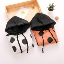 Money hooded baby clothes fart triangle wave point long