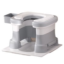 Squat to toilet chair squat toilet artifact seat portable elderly home mobile toilet stand pregnant woman toilet stool