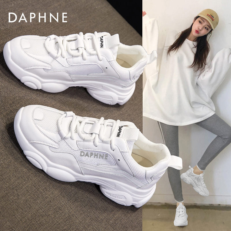 Daphne daddy shoes women's shoes 2022 new autumn popular all-match sports shoes ins tide casual white shoes