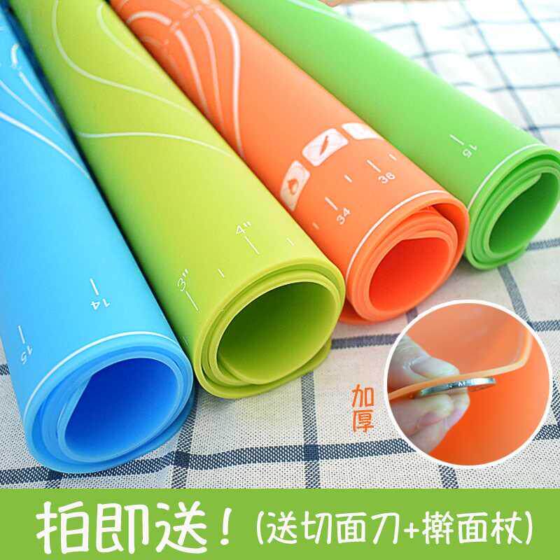 Silicone Knead Mat Baking Bacon Food Grade Flour Home And Case Board Rolling Pad Special Large Thickened Bread Mat