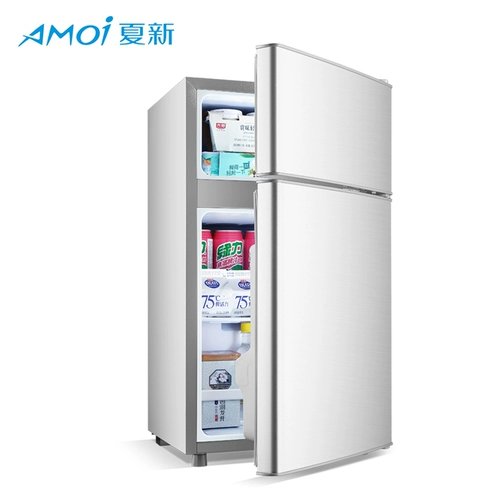 ХОЛОДЕЖДЕНИЕ ХОЛОДЕЖДА XIAXIN Домохозяйство Небольшое двойное общежитие используется для одного или двух человек с мини -двойными холодильниками на мини -двойном холодильнике