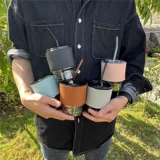 Бамбуковый стеклянный холодный напиток, чайная чашка, стакан, популярно в интернете, делается под заказ