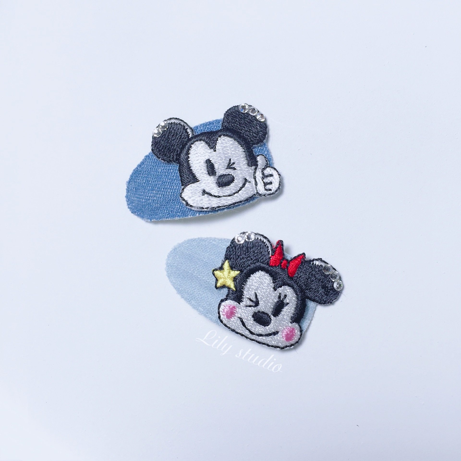 Lily studio handmade pet headwear Teddy Yorkshire Marzis cowboy Mickey BB chuck flower