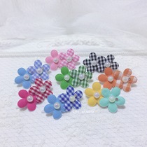 Lilystudio hand-made custom Korean imported pet hair clamp blossom flower head of York Shamalzis