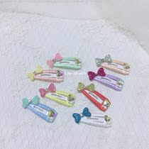 Lily studio handmade pet headdress Teddy York Schmalzis bright piece butterfly bow BB clamp