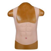 Guerlain Yun womens muscle clothing silicone muscle outfit fake abdominal muscles belly fake breasts cosplay props vest line