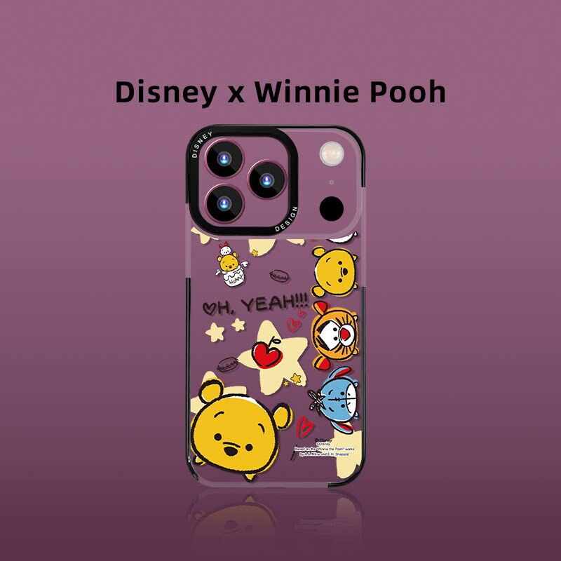 Disney X Song Song Winnie Compatible iPhone 18 Pro Phone Case New Cherry Color Apple 18 Pro Max Transparent Full-Cover Anti-Drop Silicone 17 Pro/16 Cute Ins-Style Protective Case Disney X Song Song Winnie Compatible iPhone 18 Pro Phone Case New Cherry Color Apple 18 Pro Max Transparent Full-Cover Anti-Drop Silicone 17 Pro/16 Cute Ins-Style Protective Case