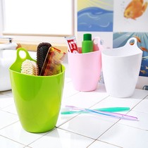 Creative Cute Home Desktop Dry Wet Separation Classification Small Trash Can Nordic Office On-board Mini