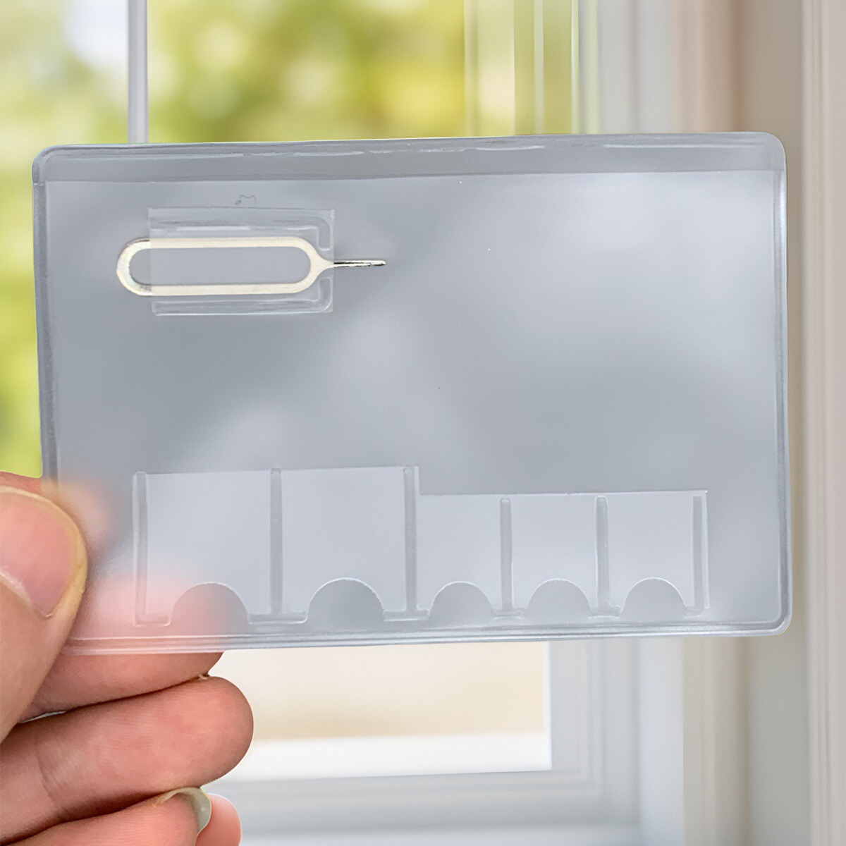 携帯電話 SIM カード収納バッグ、SIM カード ホルダー、ポータブル旅行カード針収納ボックス、ドキュメント ホルダー、nao カード ミニ