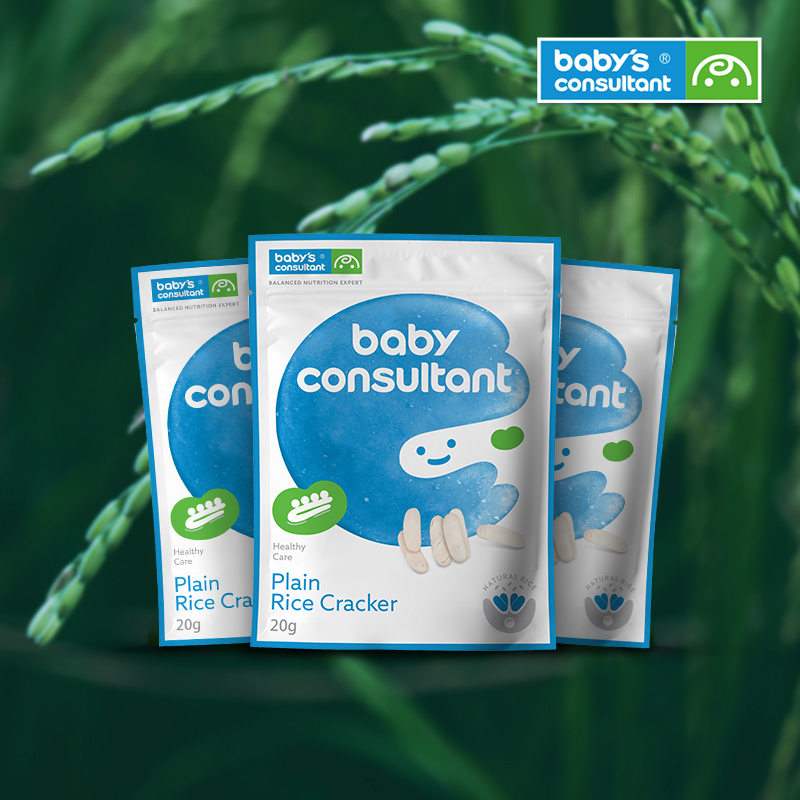 3袋宝贝顾问米饼儿童磨牙棒20g*3袋