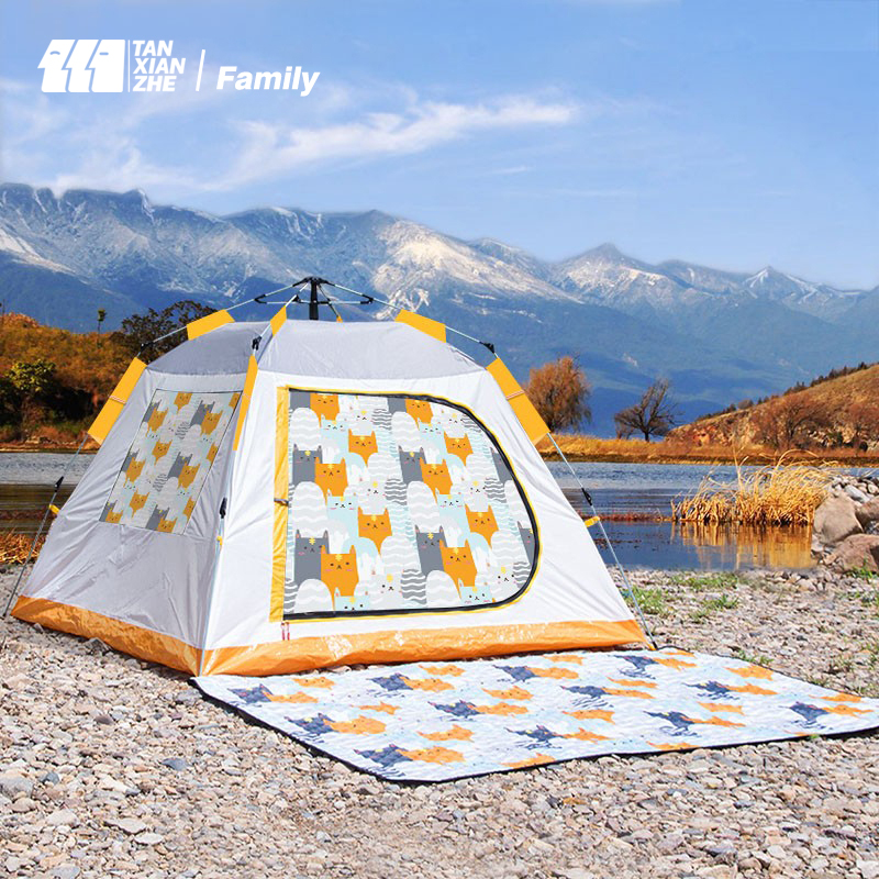 Explorer Outdoor Auto Speed Drive Portable Folding Wild Camping Camping Kids Indoor Park Picnic Tent