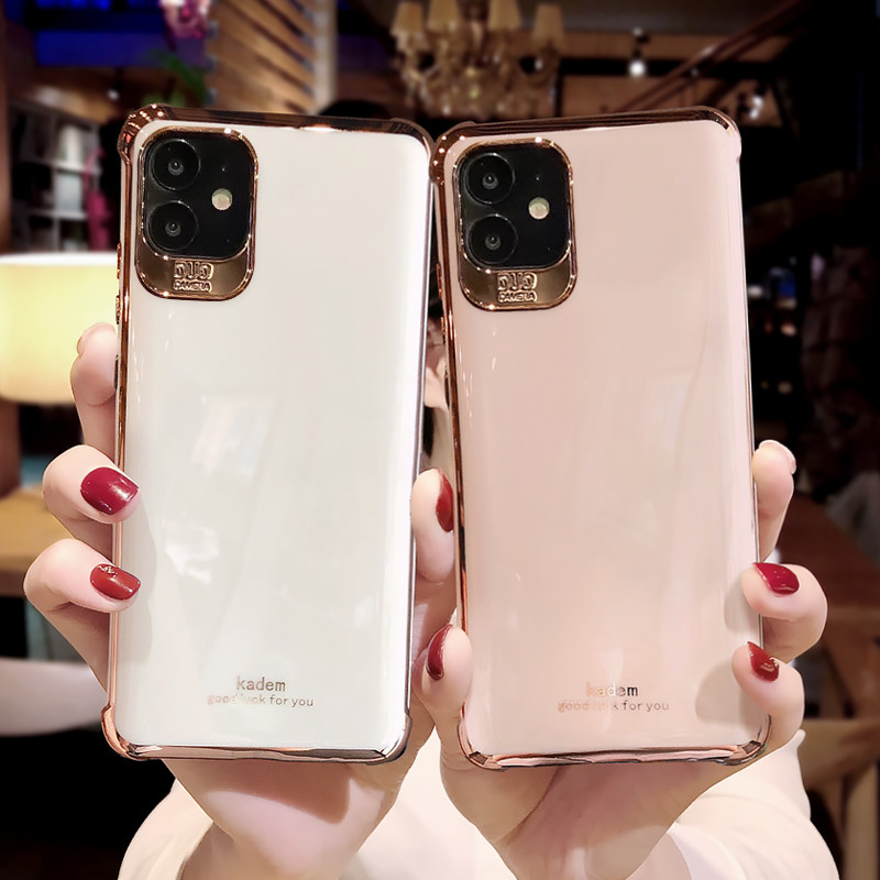 iphone 11 mobile phone case women iphone 11 full package fall proof 11promax airbag 11pro tuning case personalized creative trendy silicone 11maxpro premium internet famous