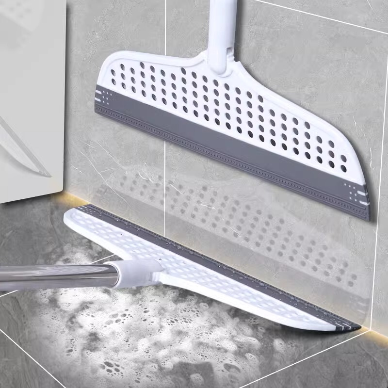 Household Magic Broom, Water-Sweeping Mop, Floor Water-Sweeping Tool, Bathroom Hair-Scraping Silicone Broom