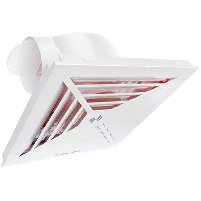 Ceiling exhaust fan 30x30 ventilation fan powder room 10 inch integrated ceiling aluminum buckle pipe type