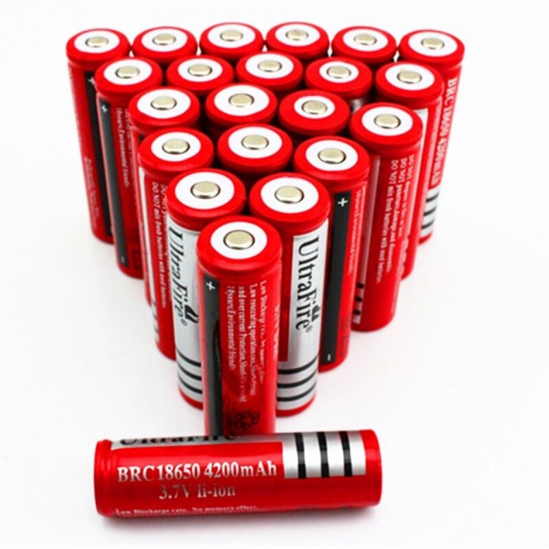 18650 rechargeable lithium battery 3 7v large capacity headlight bright light flashlight Egg flashlight 5800 mAh 6800mAh