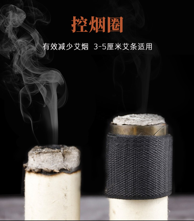 Wooden Moxa Stick Holder Extension Cone Handheld Moxibustion Tool with Ash Scraper for Warming Therapy quality and texture