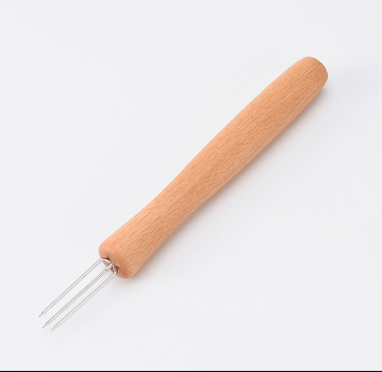 Wooden Moxa Stick Holder Extension Cone Handheld Moxibustion Tool with Ash Scraper for Warming Therapy specifications
