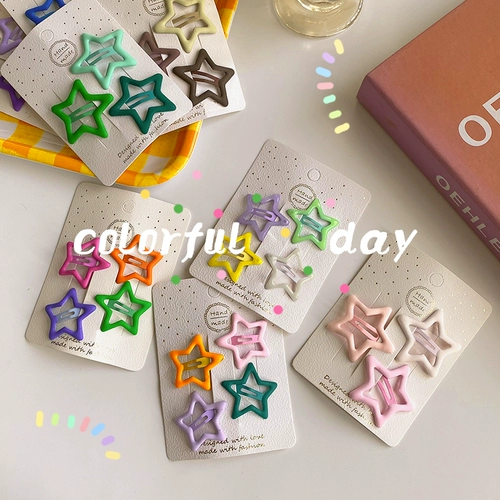 Милая заколка для волос, детская заколка-крабик, аксессуар для волос, челка