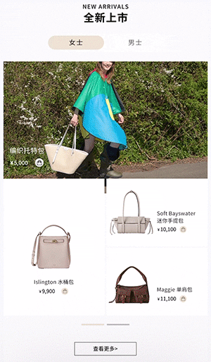 卡盘内嵌套轮播 组合开场缩放动画