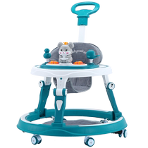 Baby walker anti-O-leg multifunctional anti-rollover stroller baby can sit and push learn to drive start car