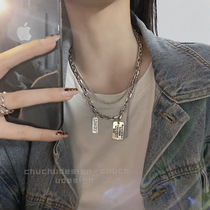 Jewelry around the neck decorative casual necklace summer female ins hip hop long chain pendant chain accessories vintage