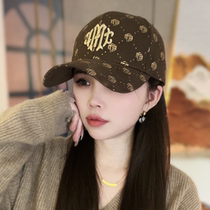 Hong Kong Chauded Korean version Classic embroidery Hard top baseball hat Children Spring Summer Retro Antique Display Face small sunscreen Duck Tongue Cap