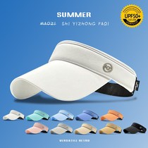 Hong Kong trendy brand hollow top sun protection hat for women summer outdoor running sports hat fashionable peaked hat breathable sunshade for men